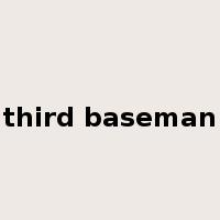 third baseman是什么意思