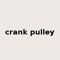 crank pulley是什么意思