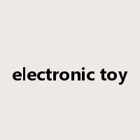 electronic toy是什么意思
