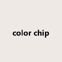 color chip是什么意思
