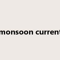 monsoon current是什么意思