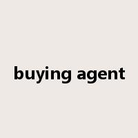buying agent是什么意思