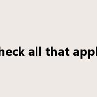 check all that apply是什么意思