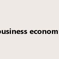 business economy是什么意思