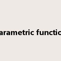 parametric function是什么意思