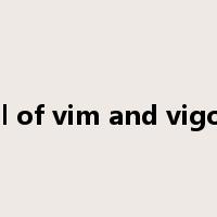 full of vim and vigour是什么意思