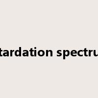 retardation spectrum是什么意思
