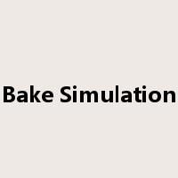 Bake Simulation是什么意思