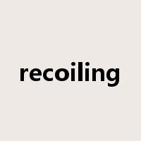 recoiling是什么意思