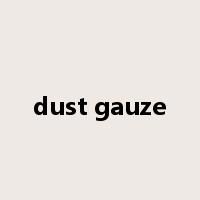 dust gauze是什么意思