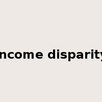 income disparity是什么意思
