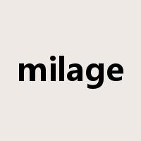 milage是什么意思