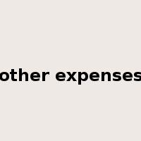 other expenses是什么意思