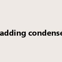 padding condenser是什么意思