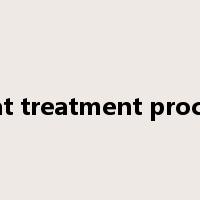 heat treatment process是什么意思