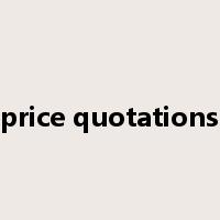 price quotations是什么意思