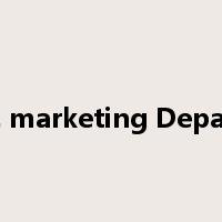 sales & marketing Department是什么意思