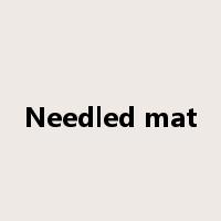 Needled mat是什么意思