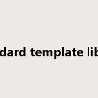 standard template library是什么意思
