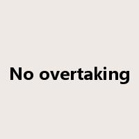 No overtaking是什么意思