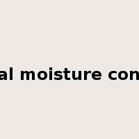 initial moisture content是什么意思