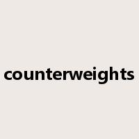 counterweights是什么意思