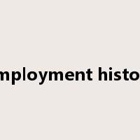 employment history是什么意思