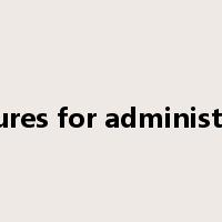 measures for administration是什么意思