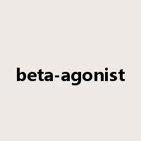 beta-agonist是什么意思