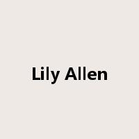 Lily Allen是什么意思