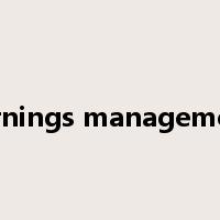 earnings management是什么意思