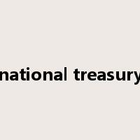 national treasury是什么意思