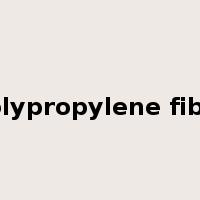 polypropylene fiber是什么意思