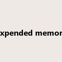 expended memory是什么意思