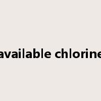 available chlorine是什么意思