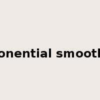 exponential smoothing是什么意思