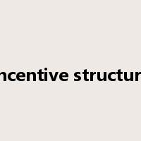 incentive structure是什么意思