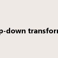 step-down transformer是什么意思
