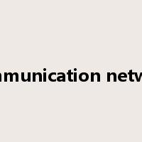 communication network是什么意思