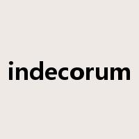 indecorum是什么意思