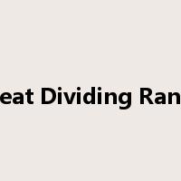 Great Dividing Range是什么意思