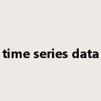 time series data是什么意思