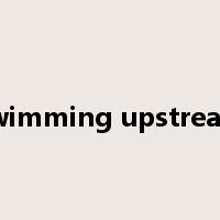 swimming upstream是什么意思