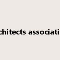 architects association是什么意思