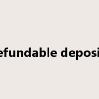 Refundable deposits是什么意思