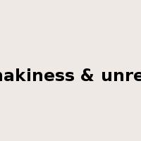 Shakiness & unrest是什么意思