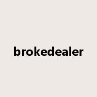 brokedealer是什么意思