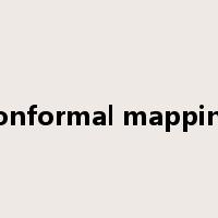 conformal mapping是什么意思
