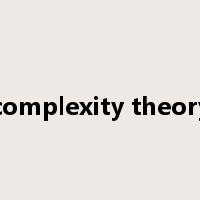 complexity theory是什么意思