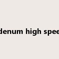 molybdenum high speed steel是什么意思